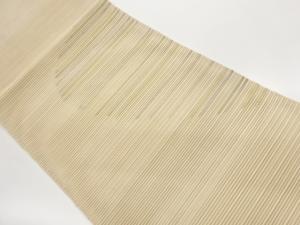 絽綴れ横段模様織出し名古屋帯